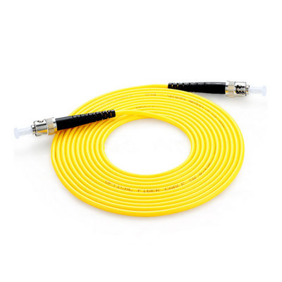 Optische Faserverbindung erleichtert ST-Optische Faser Patchcord für schnelle Datenübertragung