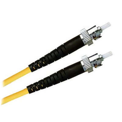 Optische Faserverbindung erleichtert ST-Optische Faser Patchcord für schnelle Datenübertragung