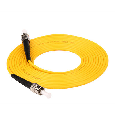 Optische Faserverbindung erleichtert ST-Optische Faser Patchcord für schnelle Datenübertragung