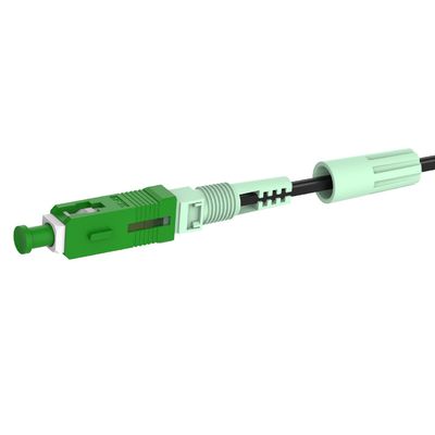 Netzwerk-Simplex-SC-Faseroptischer Schnellanschluss mit UPC-poliertem Dropkabel -40- 85C