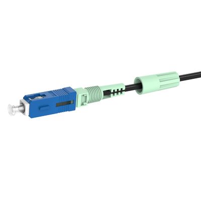 Netzwerk-Simplex-SC-Faseroptischer Schnellanschluss mit UPC-poliertem Dropkabel -40- 85C