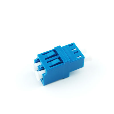 Standardflansche 2-Port Duplex LC UPC Glasfaser Adapter verwendet Ohrlos Kopplung für FTTH