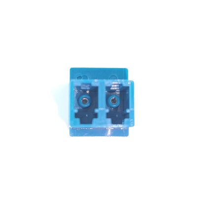 Standardflansche 2-Port Duplex LC UPC Glasfaser Adapter verwendet Ohrlos Kopplung für FTTH