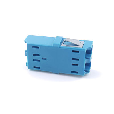 FTTH Duplex LC UPC Glasfaser Adapter 2 Port Coupler PBT Ohrloses Design für Netzwerke