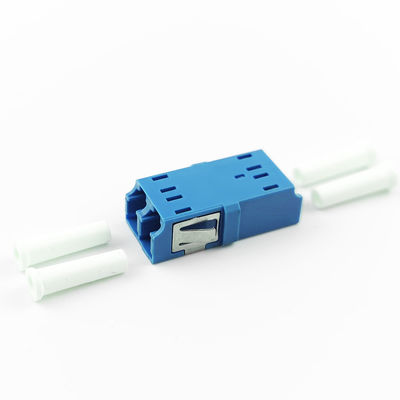 FTTH Duplex LC UPC Glasfaser Adapter 2 Port Coupler PBT Ohrloses Design für Netzwerke
