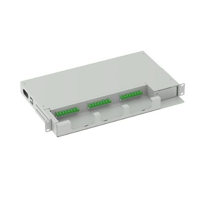 24 Kerne FC APC Typ 19 Zoll Swing Patch Panel für ODN Netzwerk optische Verteilung Rahmen