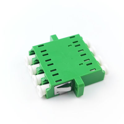 LC/APC Glasfaseradapter Ohrquadratumwandlung in grüner Farbe