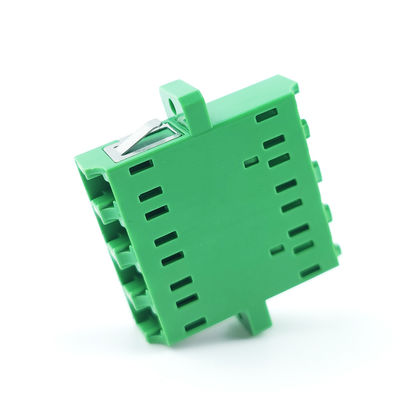 LC/APC Glasfaseradapter Ohrquadratumwandlung in grüner Farbe