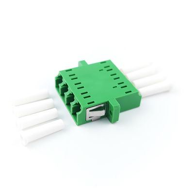 LC/APC Glasfaseradapter Ohrquadratumwandlung in grüner Farbe