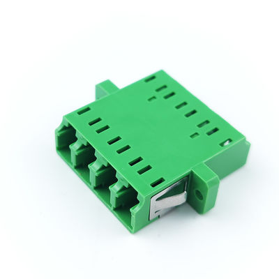 LC/APC Glasfaseradapter Ohrquadratumwandlung in grüner Farbe