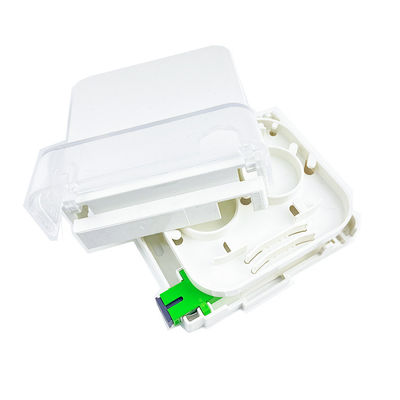 FTTH-Netzwerk-Innenbereich Glasfaser-Gesichtsplatten-Steckdosen-Panel mit 1 Kern-SC-Anschlusstyp
