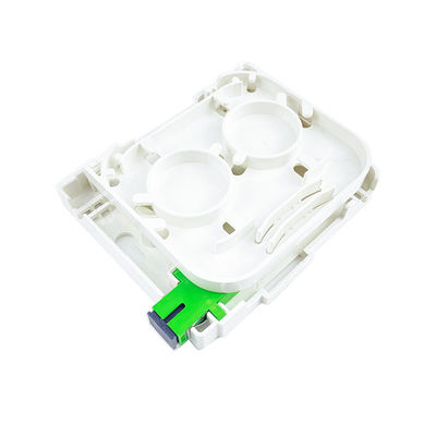 FTTH-Netzwerk-Innenbereich Glasfaser-Gesichtsplatten-Steckdosen-Panel mit 1 Kern-SC-Anschlusstyp