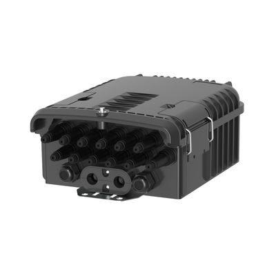 FTTH-Faseroptik-Splitterbox für den Außenbereich mit 48 Spleißkapazitäten und 3 Hauptkabelanschlüssen