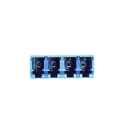 Platzeinsparende FTTH-Lösungen Standard Flansche Ohrlose Quadrat LC UPC Glasfaser Adapter