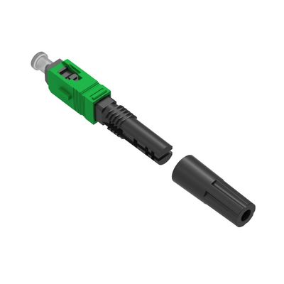 Fast Connector Simplex SC APC Glasfaserkabel mit UPC poliertem Feld