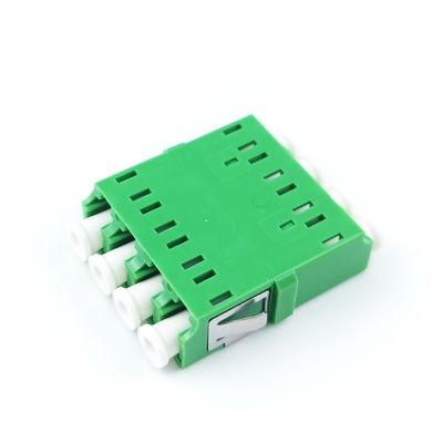 4 Ports Grüner LC APC Glasfaseradapter Ohrloser Quadratkopplung für FTTH-Leistung