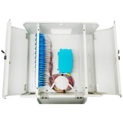 SC FC LC Steckverbinder 96 Ports FTTH Glasfaserverteilfach für FTTX Metallbearbeitung
