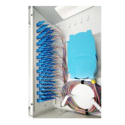 SC FC LC Steckverbinder 96 Ports FTTH Glasfaserverteilfach für FTTX Metallbearbeitung