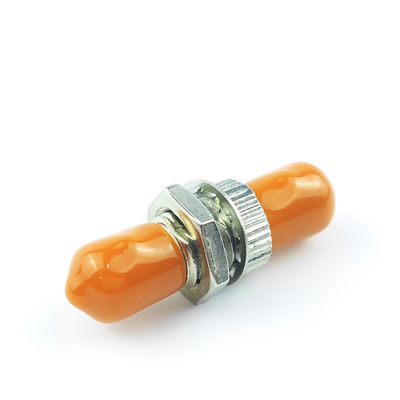 ST APC Simplex-Kreislauf-Optische Faserkopplung für FTTH-Zinklegierte Kunststoff