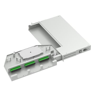 ODN-Netzwerk 24 Kerne APC SC Typ 19 Zoll Swing Patch Panel Optischer Verteilrahmen