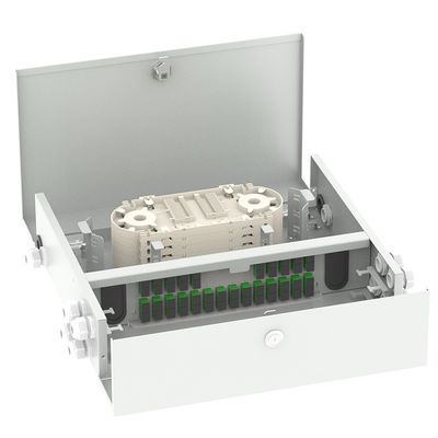 72/96 Cores SC Connector Indoor Fiber Optic Termination Box für den Vertrieb von drahtgebundenen LAN-Netzwerken