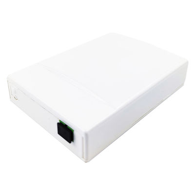 2 Kerne Kunststofffaseroptische Fassade Socket Panel SC Steckverbinder Typ für drahtgebundene LAN-Netzwerke