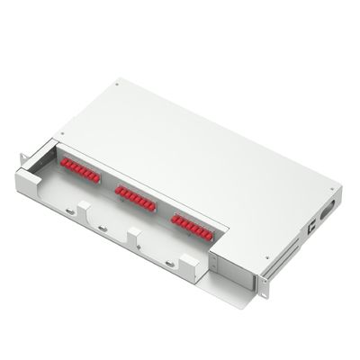 Suboptischer Verteilungsrahmen für Best 24 Cores FC UPC Typ 19 Zoll Swing Patch Panel