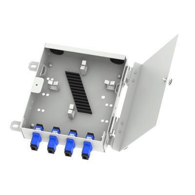 FTTX-Netzwerk ODN Metall-Mini-Optische FTTH-Terminalbox 8 Kernverteilung mit LC- und SC-Anschlüssen