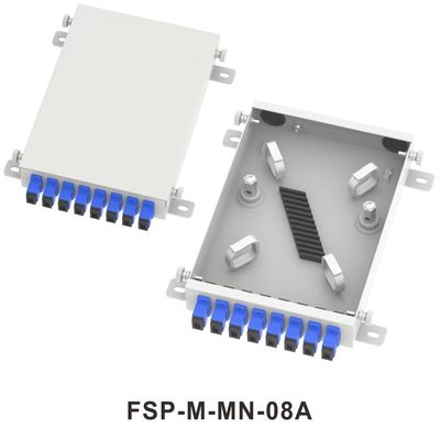 FTTX-Netzwerk ODN Metall-Mini-Optische FTTH-Terminalbox 8 Kernverteilung mit LC- und SC-Anschlüssen