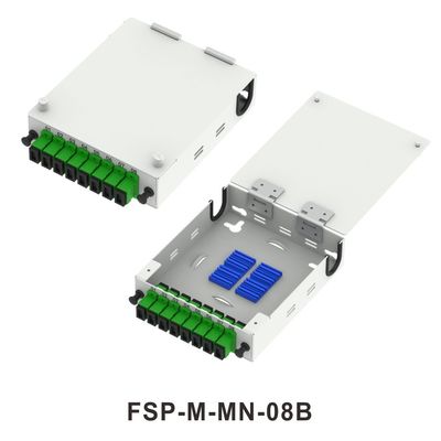 FTTX-Netzwerk ODN Metall-Mini-Optische FTTH-Terminalbox 8 Kernverteilung mit LC- und SC-Anschlüssen