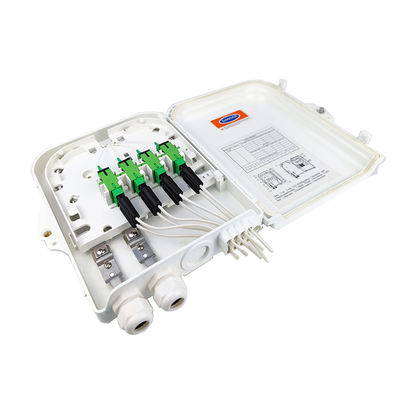 Wand-Pole Mount 8 Kerne Außen FTTH optische Terminal Faserverteilungskiste mit 3 Zeit