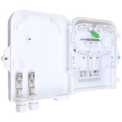 Wand-Pole Mount 8 Kerne Außen FTTH optische Terminal Faserverteilungskiste mit 3 Zeit
