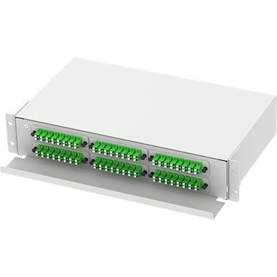FTTX 1U Schubladen-Typ Indoor Sub ODF 19 Zoll Glasfaserverteilungsrahmen für LC-Netzwerk