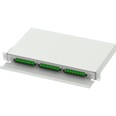 FTTX 1U Schubladen-Typ Indoor Sub ODF 19 Zoll Glasfaserverteilungsrahmen für LC-Netzwerk