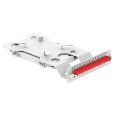 Graue RAL 7035 4U 144 Kerne 19 Zoll Glasfaser Patch Panel Sub ODF mit 3
