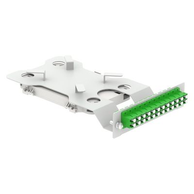 Graue RAL 7035 4U 144 Kerne 19 Zoll Glasfaser Patch Panel Sub ODF mit 3