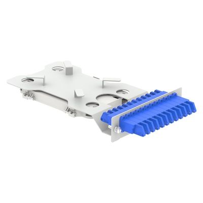 Graue RAL 7035 4U 144 Kerne 19 Zoll Glasfaser Patch Panel Sub ODF mit 3