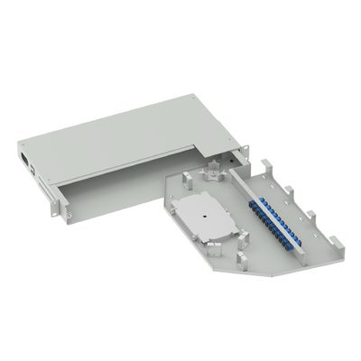ODN-Netzwerk 19 Zoll Swing Patch Panel Glasfaserausrüstung mit 12 Kernen SC UPC Typ 5