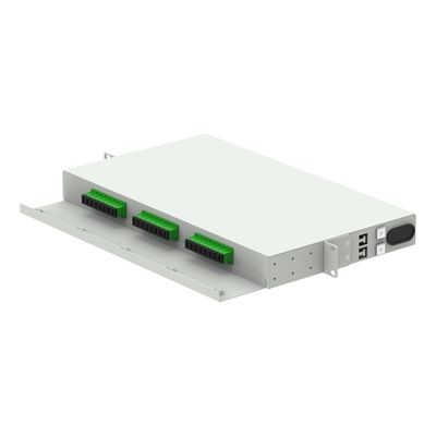 FTTH 96 Kernkapazität Patch Panel 19 Zoll optischer Verteilrahmen mit LC