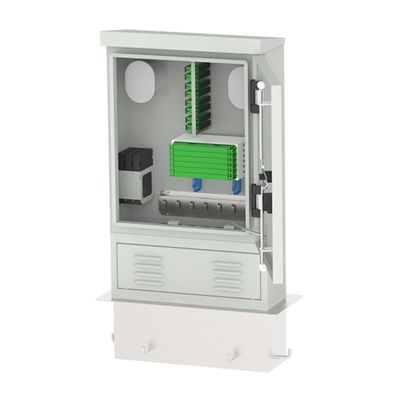 Verbindungsart SC FC LC ST FDC 48A FTTH Außenwasserdichtes Glasfaserverteilfach