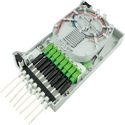PC ABS Material verwendet Netzwerk ODN FTTH IP65 Außen 8 Kerne Glasfaser Endbox