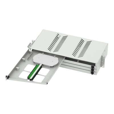 19 Zoll Glasfaser-Patch-Panel Sub ODF mit SC-LC-Anschlüssen und kaltgewalztem Stahl