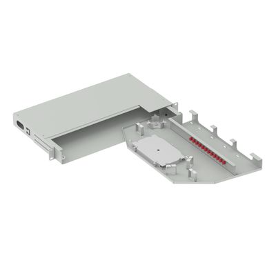 12 Kerne optischer Verteilungsrahmen UPC-Typ Swing Patch Panel 19 Zoll für FTTX 5