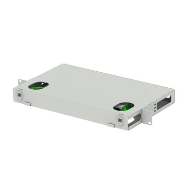 12-144 Kerne Kapazität 19-Zoll-Patch-Panel aus kaltgewalztem Stahl für Glasfaserausrüstung