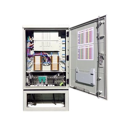 288 Kapazität FDC IP65 Außenfaserverteilschrank für Telekommunikationsnetze FTTX 10