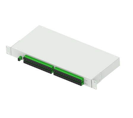 ODN-Netzwerk 19 Zoll APC-Typ Glasfasersplitter-Panel für 1U-Höhe-Datencenter FTTX
