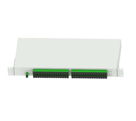 ODN-Netzwerk 19 Zoll APC-Typ Glasfasersplitter-Panel für 1U-Höhe-Datencenter FTTX