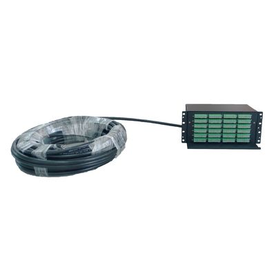High Density Black Sub Optic Distribution Frame Faserpatch Panel mit 144 Kernen