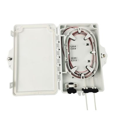 Netzwerkvertriebsanschluss Außen FTTH IP65 Glasfaserabschlussbox 2 Kerne PC ABS