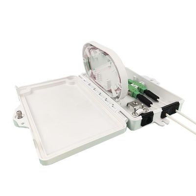 Netzwerkvertriebsanschluss Außen FTTH IP65 Glasfaserabschlussbox 2 Kerne PC ABS